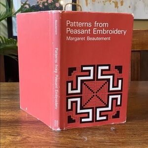 Patterns from peasant embroidery by Margaret Beautement Vintage Hardcover Book